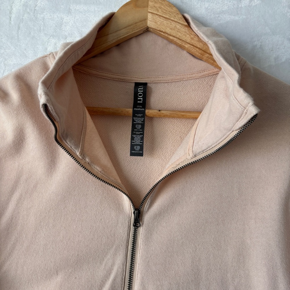 Vuori Women's Cream Sweatshirt - Picture 10 of 12
